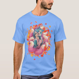 Kitsune Fo a Japanese Nine Tailed Fo a Kitsune Kaw T-Shirt