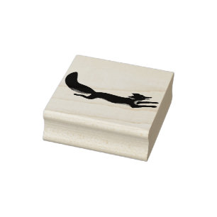 Kitsune Fox Rubber Stamp