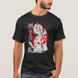 Kitsune Fox Spirit Animal Inari Fox T-Shirt