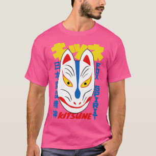 Kitsune Japanese Fox Mask T-Shirt