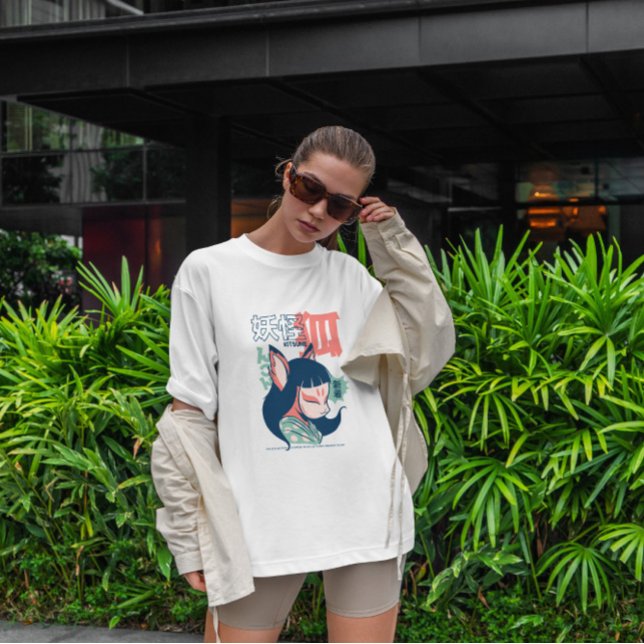Kitsune Japanese Yokai  T-Shirt (Creator Uploaded)