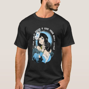 Kitsune Photography Girl Sad Aesthetic Edgy Stree T-Shirt