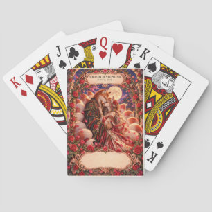 Kitsune Wedding Guest Book Signing Deck Playing Cards