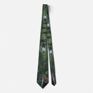 Kitsunegetsu Animal Nature fox moon animal nature Tie