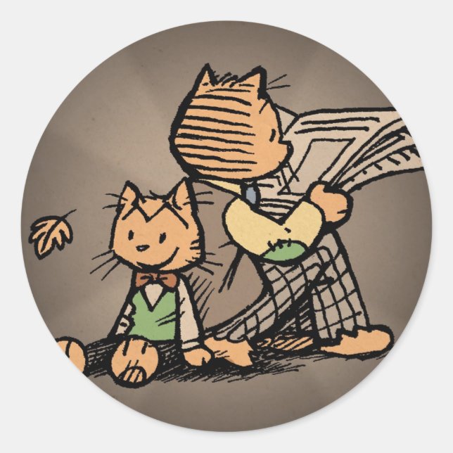 Kitteh and Pip Stickers (Front)