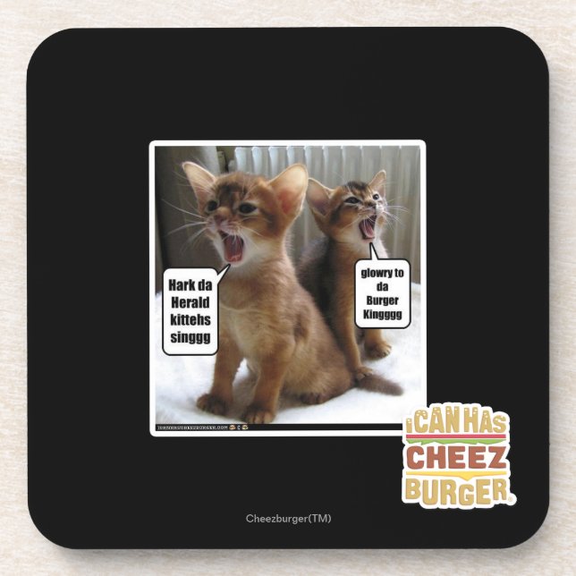 Kitteh carols coaster (Front)