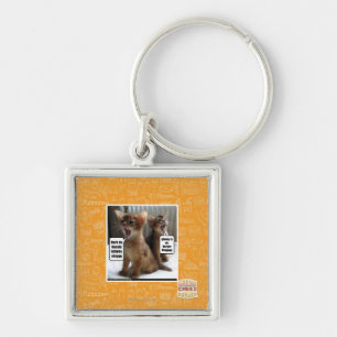 Kitteh carols key ring