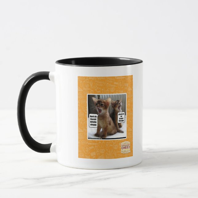 Kitteh carols mug (Left)