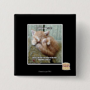 Kitteh rule #231 15 cm square badge