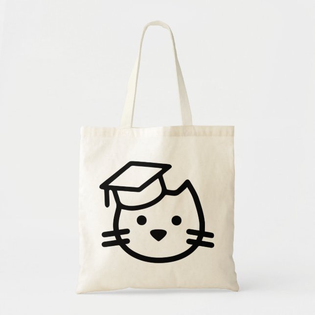 Kitten Academy Logo Tote Bag (Front)