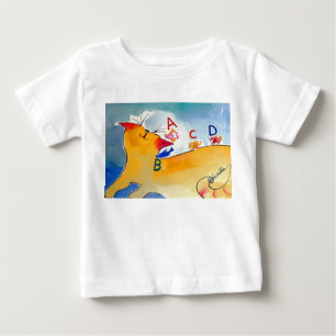 kitten and alphbet baby T-Shirt