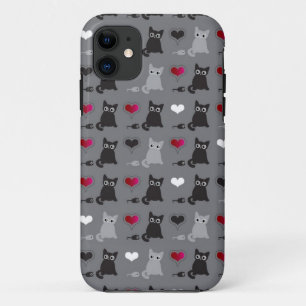 kitten and mice pattern Case-Mate iPhone case