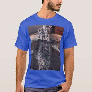 Kitten and Tiger Funny Gifts For Cat Lover, Cat Da T-Shirt