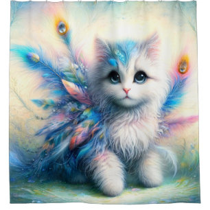 Kitten Art Shower Curtain