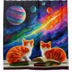 Kitten Art Shower Curtain