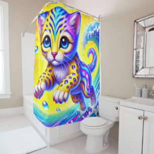 Kitten Art Shower Curtain