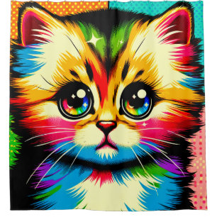 Kitten Art Shower Curtain