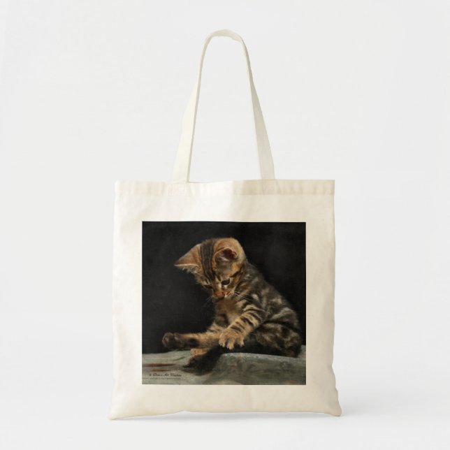 Kitten Budget Tote (Front)