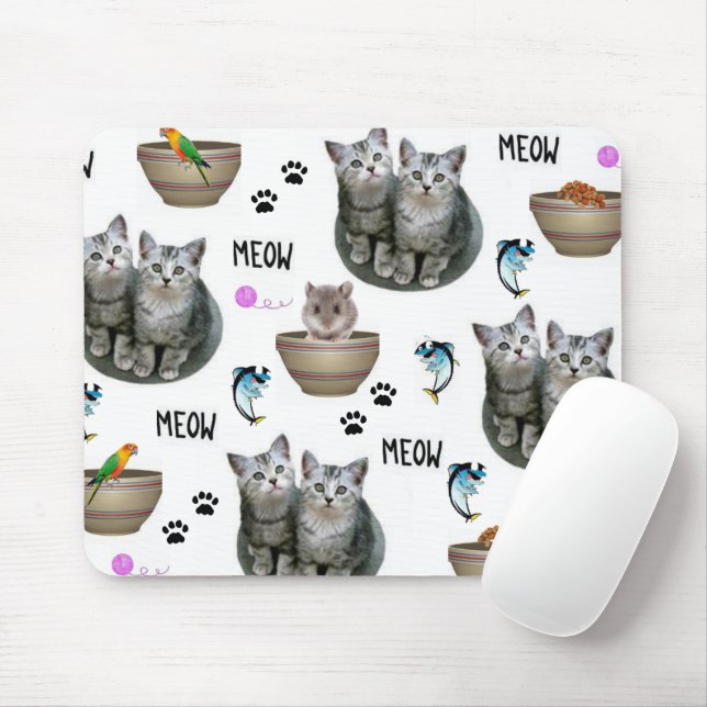 Kitten Cat Meow Mouse Pad! Pad (With Mouse)