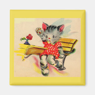 kitten cat student magnet