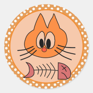 Kitten Classic Round Sticker