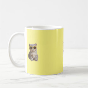 kitten coffee mug