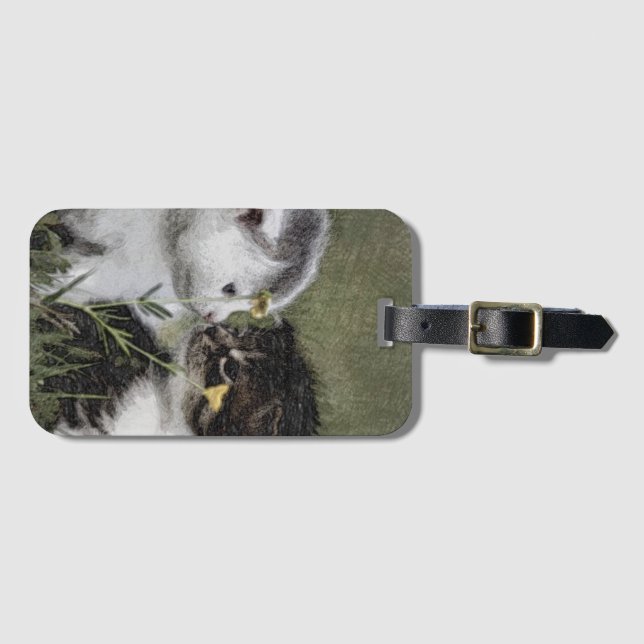 Kitten, Cute, Nature Luggage Tag (Front Horizontal)