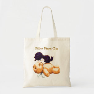 Kitten Diaper Tote Bag