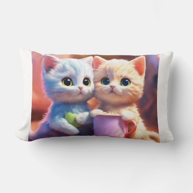 Kitten Dreamland pillow  (Front)