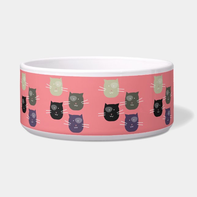 Kitten Face Pattern Any Colour  (Front)