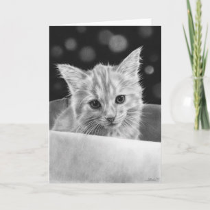 Kitten in a box Greeting Card