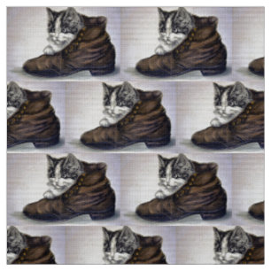 Kitten in a Shoe Fabric