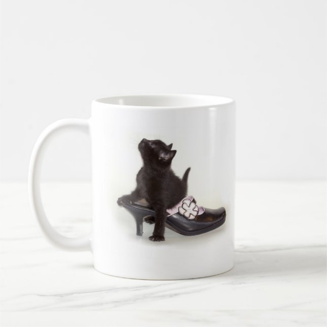 Kitten in Shoe Mug (Left)