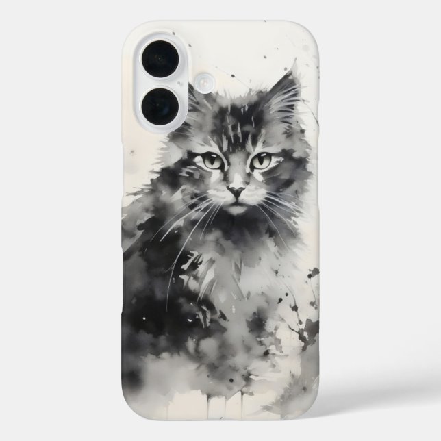 Kitten Ink Painting Case-Mate iPhone Case (Back)