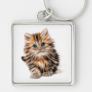 Kitten Key Ring