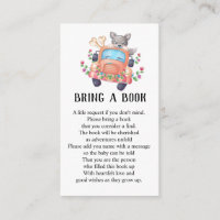Kitten Kitty Cat Baby Shower Bring a Book Enclosur