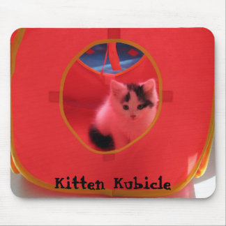 Kitten Kubicle Mouse Pad