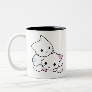 Kitten Love Two Toned Mug