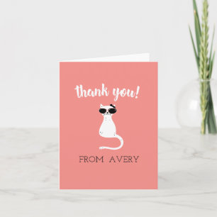 Kitten Me Thank You Card
