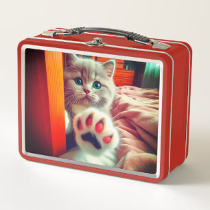 Kitten Metal Lunch Box