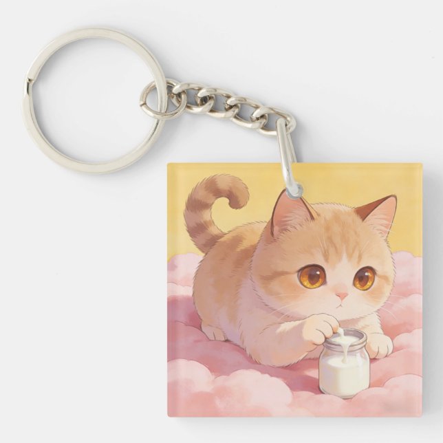 Kitten Milk Keychain (Front)