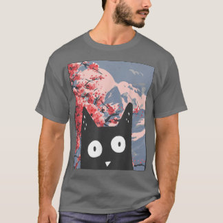 Kitten Neko Japan Manga Harajuku Otaku Graphic Art T-Shirt