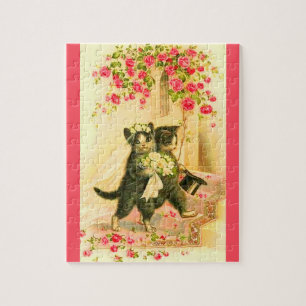 kitten newlyweds jigsaw puzzle