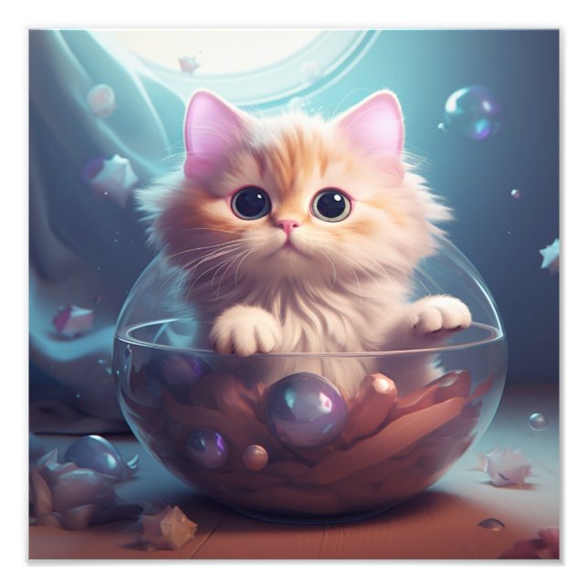 Kitten Nursery & Children's Room Prints (Front)