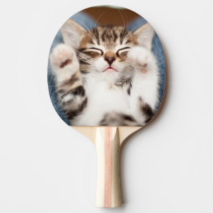 Kitten On My Lap Ping Pong Paddle