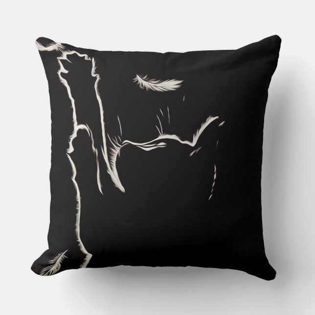 Kitten painted with light cushion (Front)