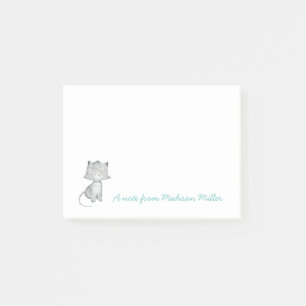 Kitten Personalised Post-it Notes