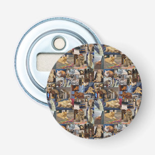 Kitten Photo Collage, Bottle Opener