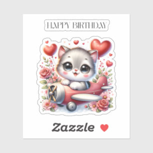 Kitten Pilot Birthday