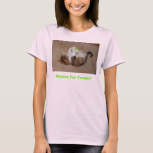 Kitten Playing with Tennis Ball T-Shirt